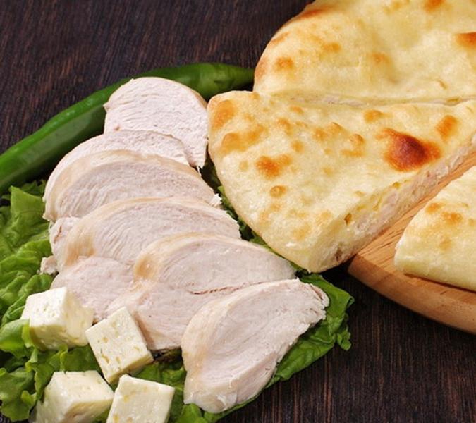Осетинский пирог с курицей и сыром